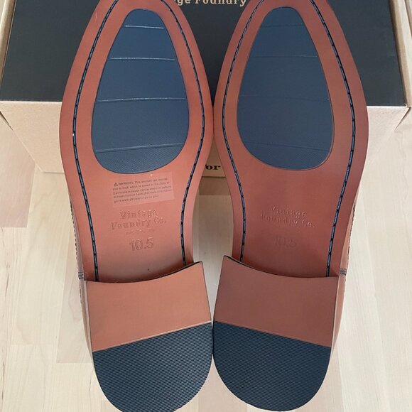 Vintage Foundry Co. Men's Brown Cognac Darwin Chelsea Boot size 10.5 NEW IN BOX - Picture 6 of 7